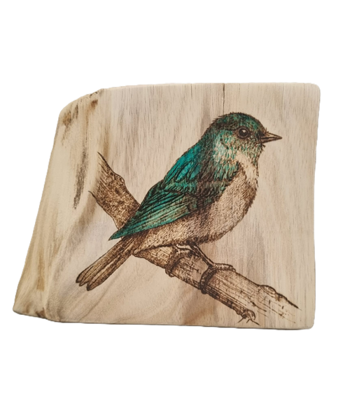 Bluebird Pyrography Logo